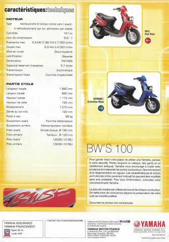 Yamaha BW’s 100