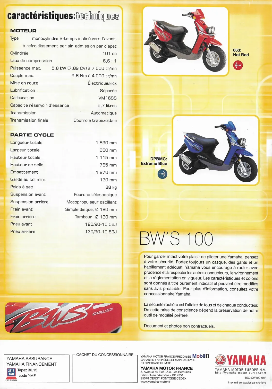 Yamaha BW’s 100